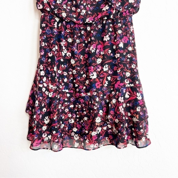 NEW BCBGeneration Women's Ruffle Mini Dress Floral A-Line 6 - Picture 3 of 7